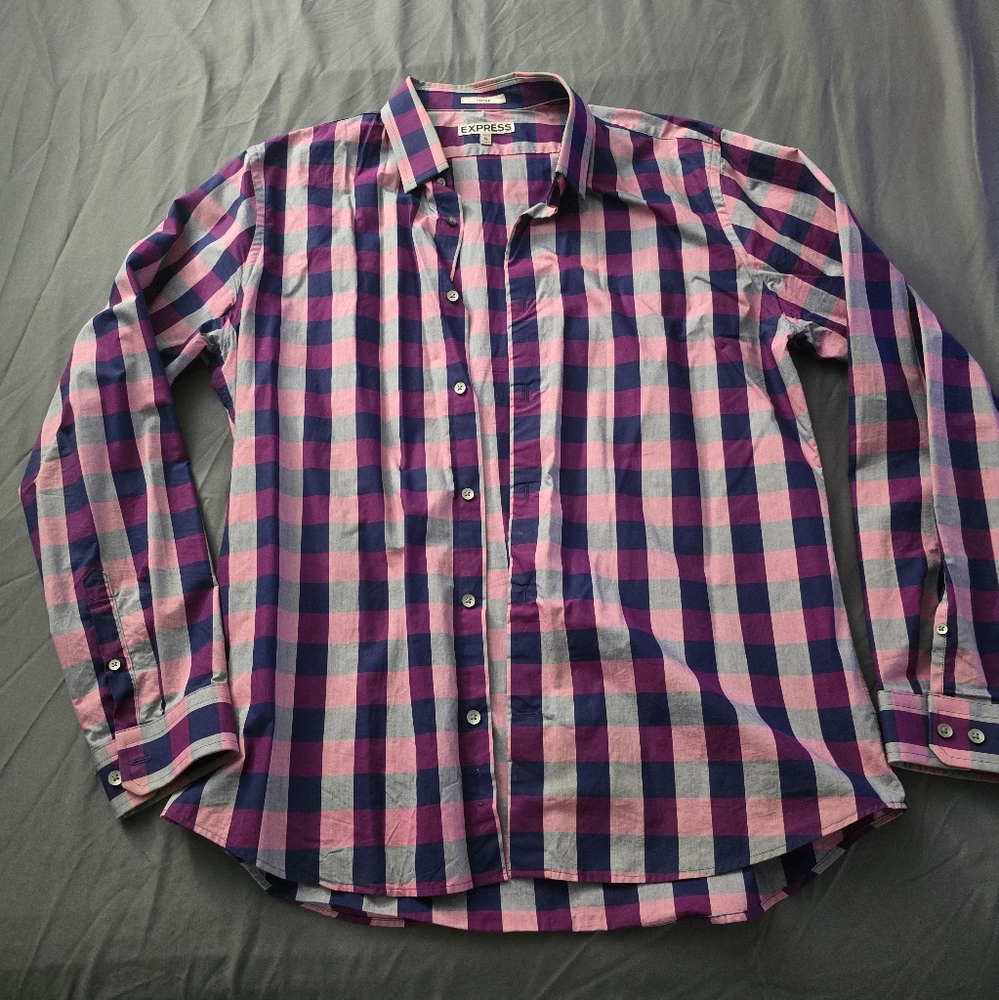 Express fitted button down shirt - Picture 2 of 5